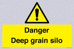 Danger Deep grain silo